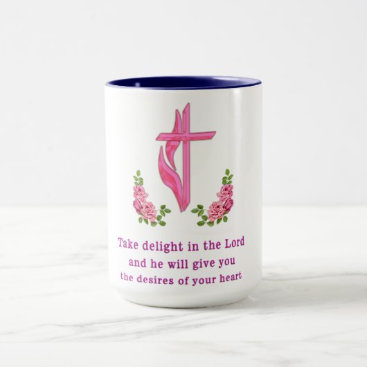 Psalmen 37:4 tasse (Zentrum)