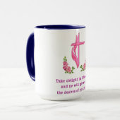 Psalmen 37:4 tasse (Vorderseite Links)
