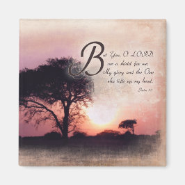 Psalmen 3:3 / Förderung der Bibelverse Magnet