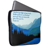 Psalmen 43:3 Inspiration Laptopschutzhülle (Vorne Rechts)