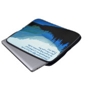 Psalmen 43:3 Inspiration Laptopschutzhülle (Vorne Knopf)