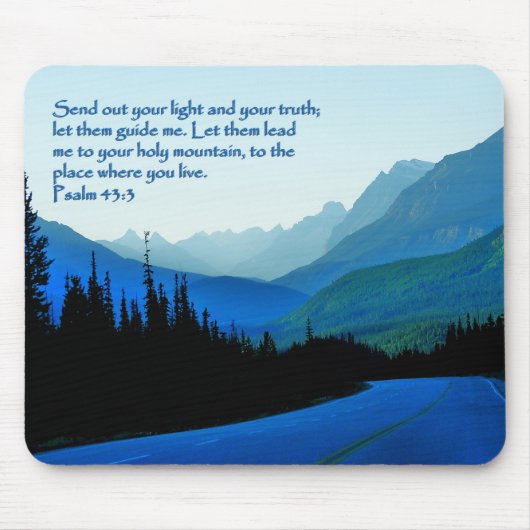 Psalmen 43:3 Inspiration Mousepad (Vorne)