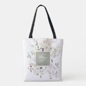 Psalmen 46:5 Gott ist in ihrer Wildblume Tasche (Rückseite)