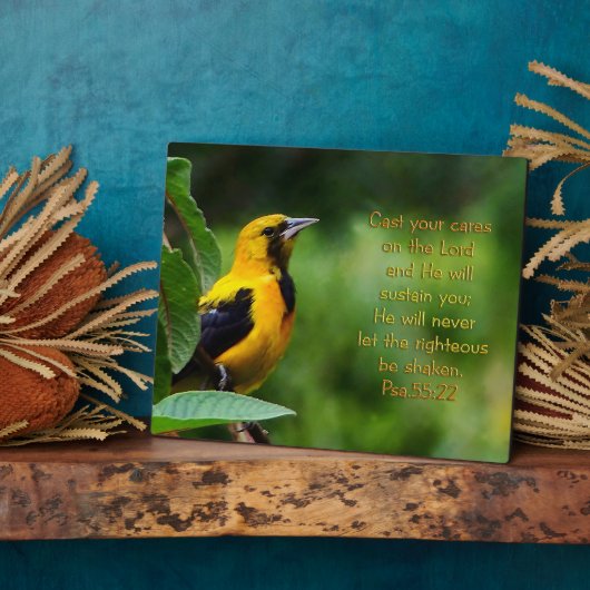 Psalmen 55:22 Inspiration Fotoplatte (Seite)