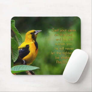 Psalmen 55:22 Inspiration Mousepad