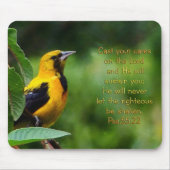 Psalmen 55:22 Inspiration Mousepad (Vorne)