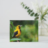 Psalmen 55:22 Inspiration Postkarte (Stehend Vorderseite)