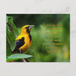 Psalmen 55:22 Inspiration Postkarte