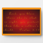 Psalmen 5:12 fotoplatte (Vorderseite)