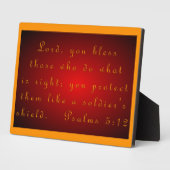 Psalmen 5:12 fotoplatte (Seite)