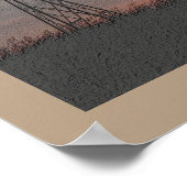 Psalmen 73:23 - Kunstdruck Poster (Ecke)