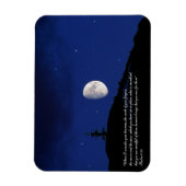 Psalmen 8:3,4 Schrift Inspiration Magnet (Vertikal)