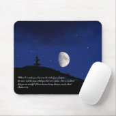 Psalmen 8:3,4 Schrift Inspiration Mousepad (Mit Mouse)
