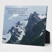 Psalmen 90:2 Rocky Mountains Inspiration Fotoplatte (Seite)