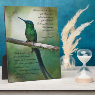 Psalmen 91:1-4 Inspiration Fotoplatte