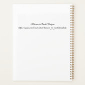 Psalmen 91:1-4 Inspiration Planer (Rückseite)