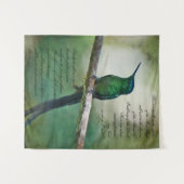 Psalmen 91:1-4 Inspiration Wandteppich (Vorderseite (Horizontal))