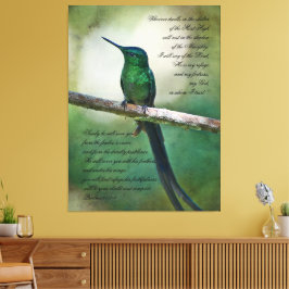 Psalmen 91:1-4 Inspirationssonden drucken Leinwanddruck