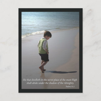 Psalmen 91:1 postkarte