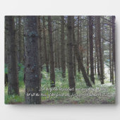 Psalmen 96:12 Inspiration Fotoplatte (Vorderseite)