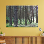 Psalmen 96:12 Inspiration Leinwanddruck (Insitu (Wohnzimmer))