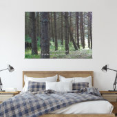 Psalmen 96:12 Inspiration Leinwanddruck (Insitu (Schlafzimmer))