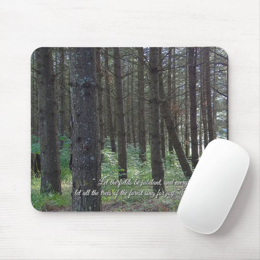 Psalmen 96:12 Inspiration Mousepad (Mit Mouse)