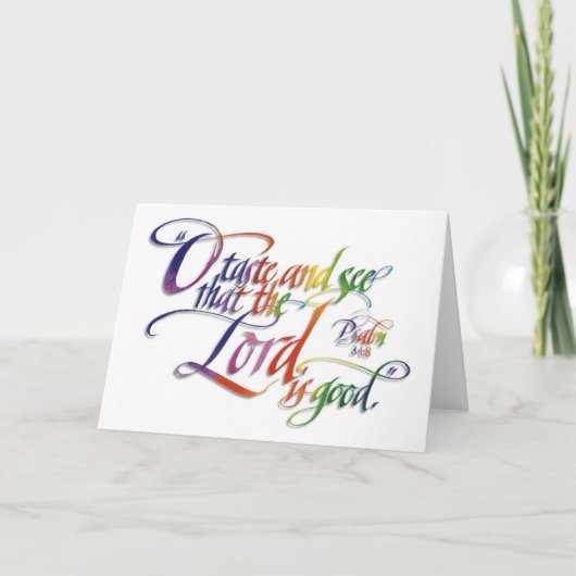 Psalmen Karte (Vorderseite)