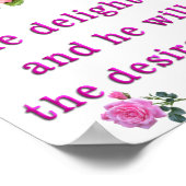 Psalmen Poster (Ecke)