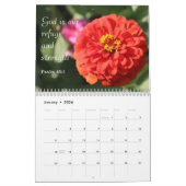 Psalmen und Orange-Blume-Kalender Kalender (Jan 2026)