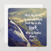 Psalmen: Wenn mein Herz überwältigt ist Verse (Vorne/Hinten)