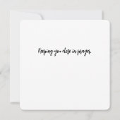 Psalmen: Wenn mein Herz überwältigt ist Verse (Rückseite)