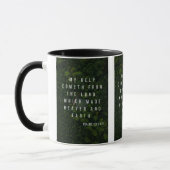 Psalms 121:2 KJV Bibelschrift Bild Zwei-Tonen-Tass Tasse (Links)
