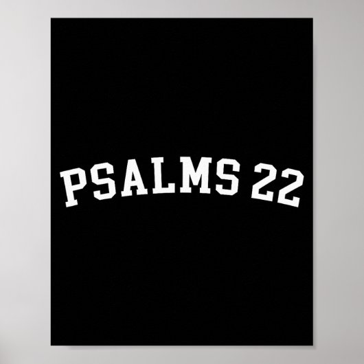 Psalms 22  poster (Vorne)