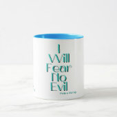 Psalms 23:4 Bibelschrift Verse Zwei-Tone-Tasse Tasse (Zentrum)