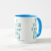 Psalms 23:4 Bibelschrift Verse Zwei-Tone-Tasse Tasse (VorderseiteRechts)