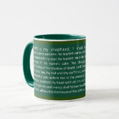 Psalms 23 (Eng) Coffee Mug Tasse (Vorderseite Links)