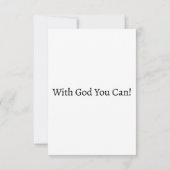 Psalms 27:14 KJV Bibelschrift Begrüßung Karte (Rückseite)