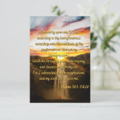 Psalms 51:1-3 Bibelverse Schrift Flachgrüße Karte (Stehend Vorderseite)