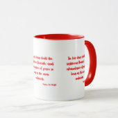 Psalms 72:7 KJV Bibelverse Zwei-Tone-Tasse Tasse (VorderseiteRechts)