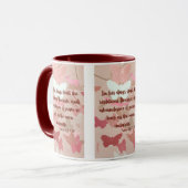 Psalms 72:7 KJV Bible Verse Pic Zwei-Tonen-Tasse Tasse (Vorderseite Links)