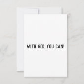 Psalms 82:3 KJV Bible Verse Flat Greeting Card Karte (Rückseite)