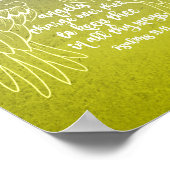 Psalms 91.11 Angels Bible Verse Poster (Ecke)