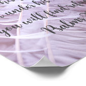 Psalms 91:4 wird er dich mit seinen Federn abdecke Poster (Ecke)