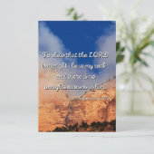 Psalms 92:15 KJV Flat Greeting Card Karte (Stehend Vorderseite)