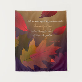 'Psalms 95:2' Tapestry Wandteppich