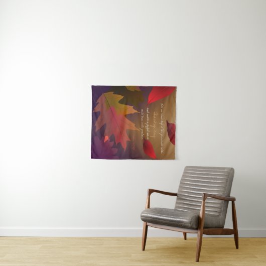 'Psalms 95:2' Tapestry Wandteppich (Beispiel (Horizontal))