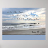 Psalms 98 Let the Sea Roar Poster (Vorne)