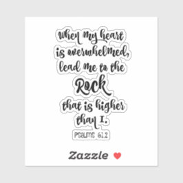 Psalms Bible Verse Aufkleber