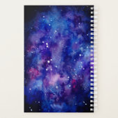 Psalms Bible Verse Faith Aquarell Galaxy Stars Planer (Rückseite)